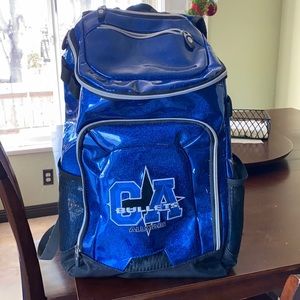 California Allstars cheer backpack    Like new. Used a handful of times.